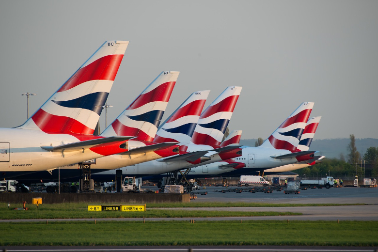 british airways aerei fermi