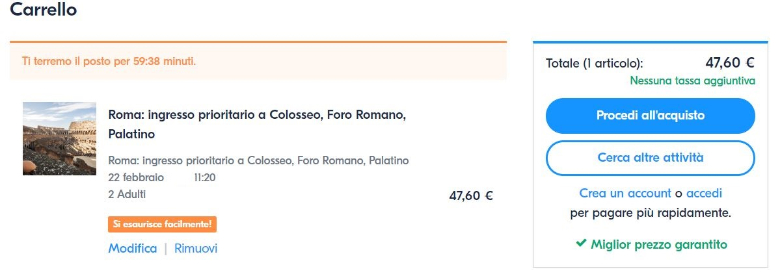 carrello get your guide