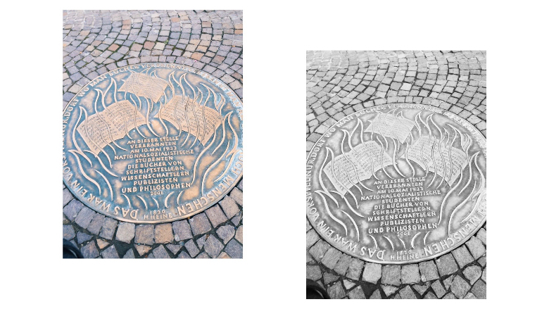 Cosa vedere a Francoforte: la targhetta