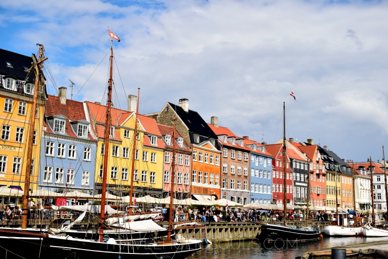 I colori del Nyhavn a Copenaghen