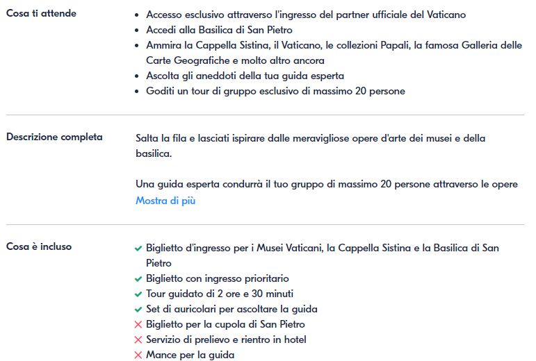 in evidenza get your guide