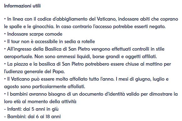 informazioni utili-get-your guide