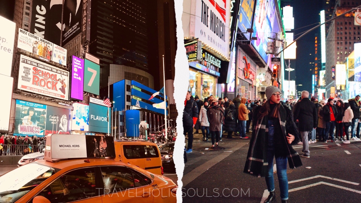 New York, Times Square di notte