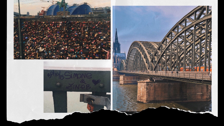 Visitare Colonia, ponte Hohenzollern