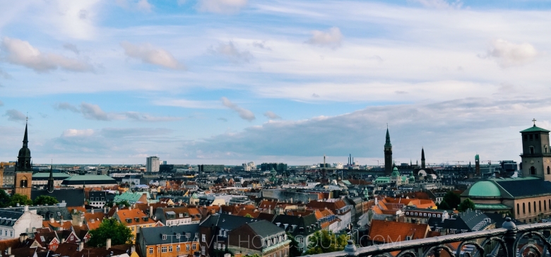 vista di Copenaghen dall'alto