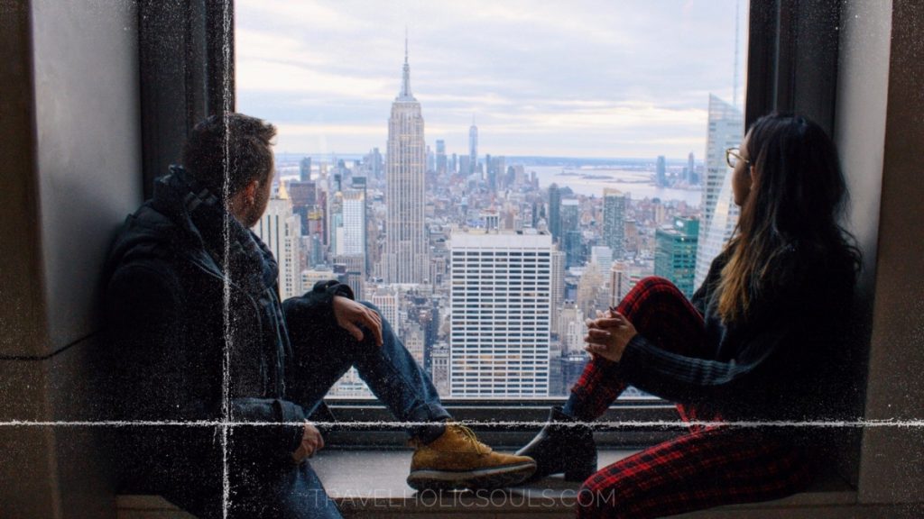 Vista spettacolare dal Top of the Rock, New York City