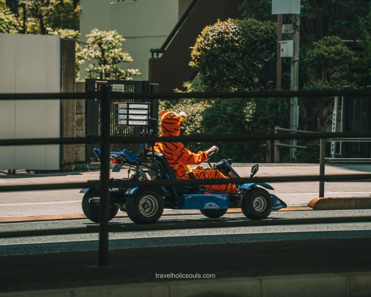 Go kart in giro per Tokyo