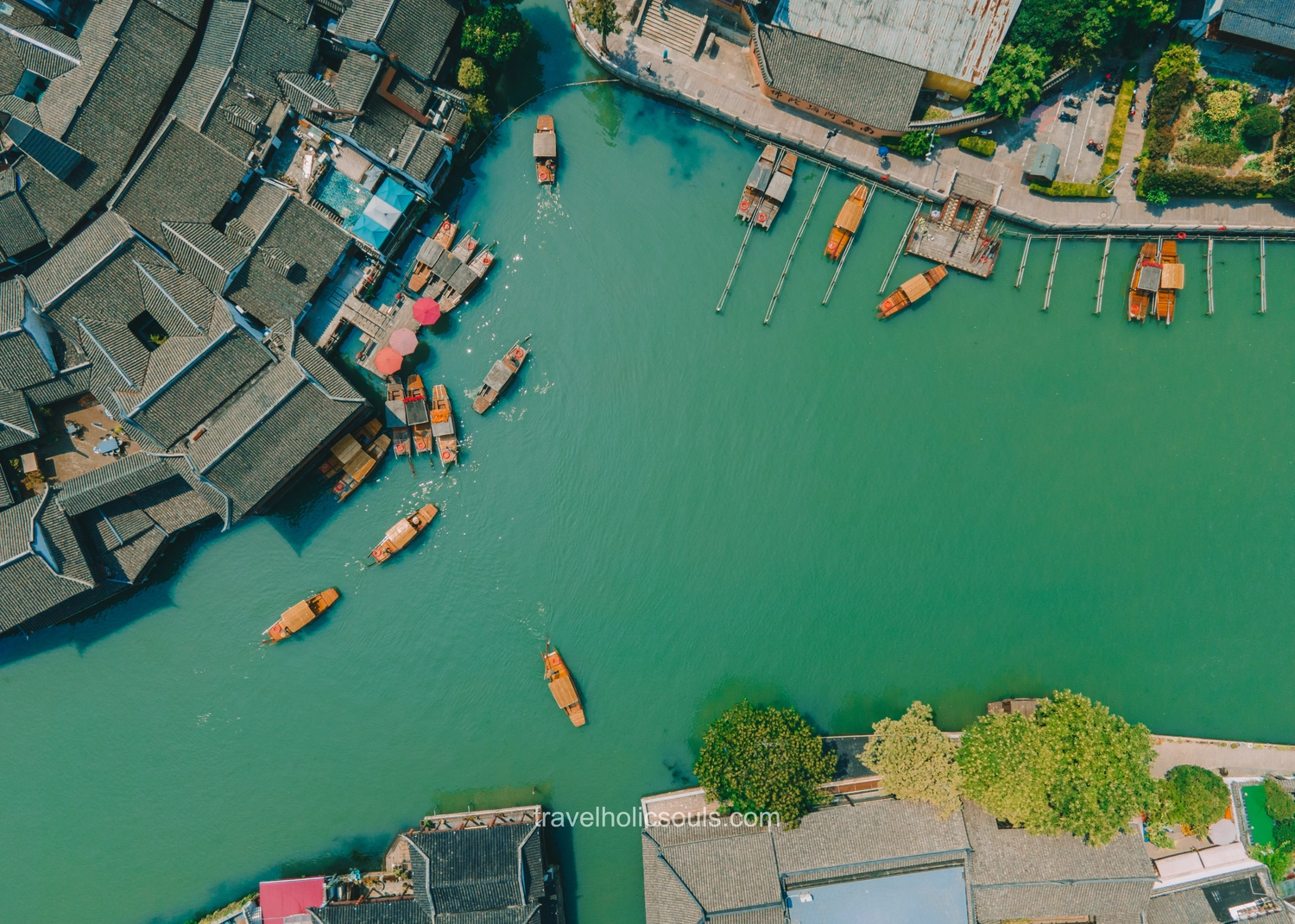 Zhujiajiao drone view